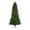 8.5ft. Pre-Lit Montana Mountain Fir Artificial Christmas Tree, Multicolor LED Lights & Globe Bulbs